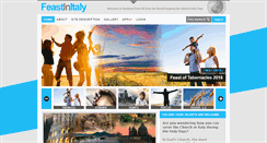 Desktop Screenshot of feastinitaly.org