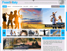 Tablet Screenshot of feastinitaly.org